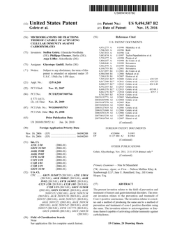 (12) United States Patent (10) Patent No.: US 9,494,587 B2 Goletz Et Al