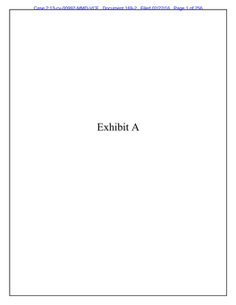 Exhibit a Case 2:13-Cv-00992-MMD-VCF Document 169-2 Filed 02/22/16 Page 2 of 256