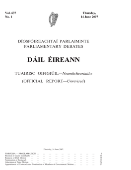 Da´Il E´Ireann