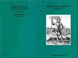 Bristol and America 1480-1631