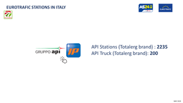 Eurotrafic Stations in Italy