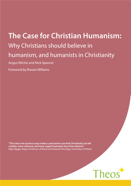 The Case for Christian Humanism: Anism
