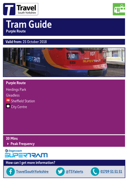 Tram Guide Purple Route