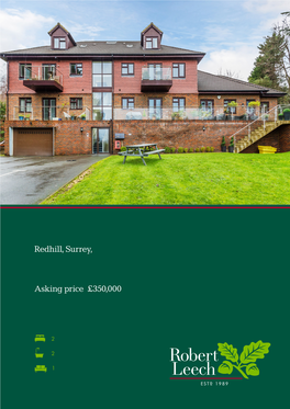 Redhill, Surrey, Asking Price £350,000