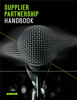 Supplier Partnership Handbook