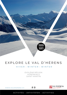 Explore Le Val D'hérens