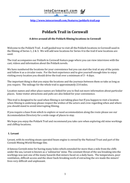 Poldark Trail in Cornwall
