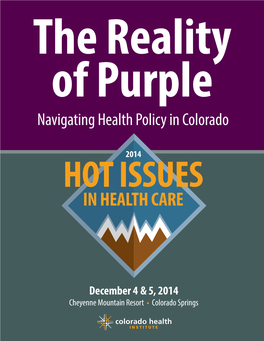 Navigating Health Policy in Colorado