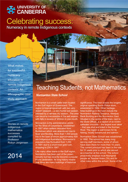 Teaching Students, Not Mathematics 2014