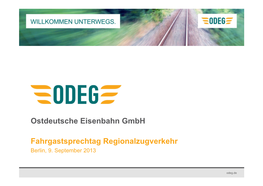 Ostdeutsche Eisenbahn Gmbh