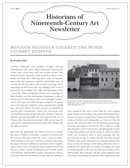 Historians of Nineteenth-Century Art Newsletter