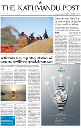 With Winter Here, Respiratory Infections Will Surge and So Will Virus Spread
