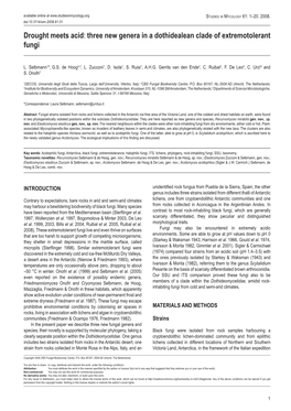 Three New Genera in a Dothidealean Clade of Extremotolerant Fungi