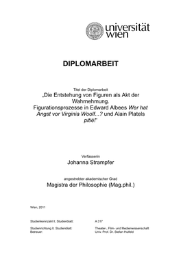 Diplomarbeit