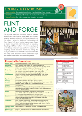 FLINT and FORGE This Cycle Ride Starts from the Historic Village of Stansted Mountfitchet