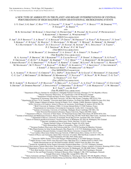 A New Type of Ambiguity in the Planet and Binary Interpretations of Central Perturbations of High-Magnification Gravitational Microlensing Events