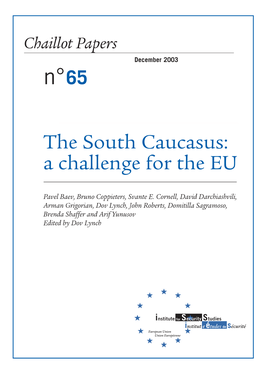 The South Caucasus: a Challenge for the EU