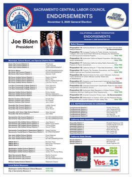 Joe Biden Ballot Measure Proposition 14: Authorizes Bonds to Continue Funding Stem Cell and Other President Medical Research
