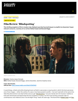 Film Review: 'Blindspotting'