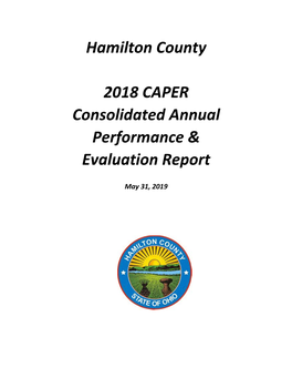 Hamilton County 2018 CAPER Consolidated Annual Performance