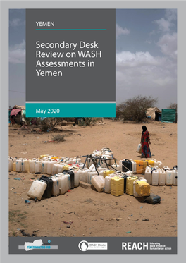 Yemen Water, Sanitation and Hygiene Secondary Desk Review – May 2020