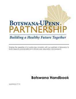 Botswana Handbook