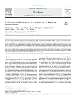 Second Level Analysis with PEB