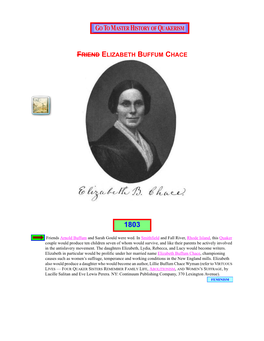 Elizabeth Buffum Chace