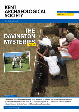 The Davington Mysteries: a Medieval Stone Wall with Two Community Archaeology Project Gateways in Mannerist Style