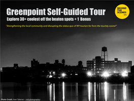 Greenpoint Self-Guided Tour Explore 30+ Coolest Off the Beaten Spots + 1 Bonus