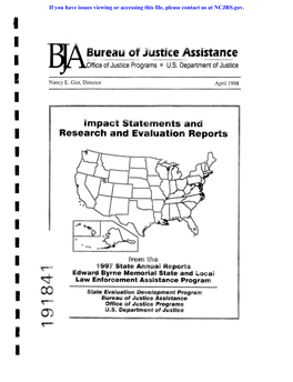 A Bureau of J~Ustice Assistance I J.~ .]Koffice-Ofjustice Programs, U.S