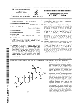 WO 2013/171100 Al 21 November 2013 (21.11.2013) P O P C T