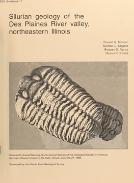 Silurian Geology of the Des Plaines River Valley, Northeastern Illinois