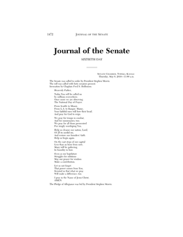 Journal of the Senate