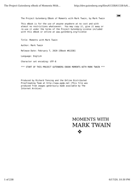 Mark Twain, by Mark Twain