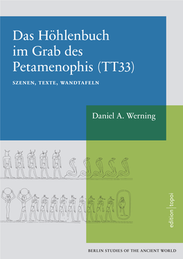 Das Höhlenbuch Im Grab Des Petamenophis (TT33) , , 
