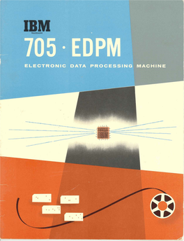 IBM 705 EDPM Electronic Data Processing Machine, 1955