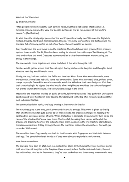 Winds of the Wasteland by Bradley Kermond “Most People Own Some Wealth, Such As Their House, but This Is Not Capital. Most