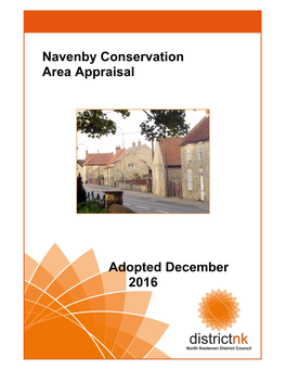 Navenby Conservation Area Appraisal Adopted December 2016