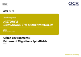 OCR GCSE (9-1) History a Teachers' Guide