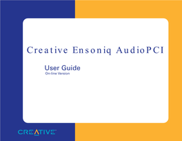 Creative Ensoniq Audiopci