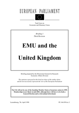 EMU and the United Kingdom (Pdf