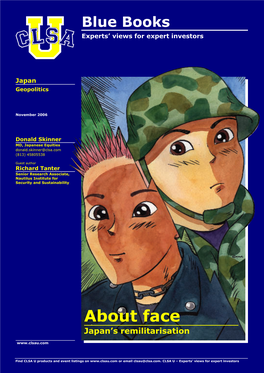 About Face: Japan's Remilitarisation