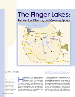 The Finger Lakes: Reinvention, Diversity, and Growing Appeal