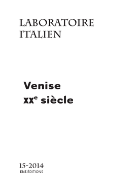 Venise E Siècle