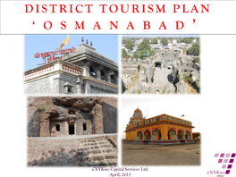 District Tourism Plan ' O S M a N a B