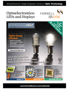 Eptoelectronics: Leds and Displays Let Us Shed Some Light... OLED, TFT, Colour Sensors & More!