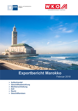 Exportbericht Marokko