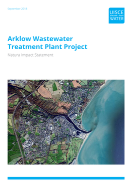 Arklow Wastewater Treatment Plant Project Natura Impact Statement