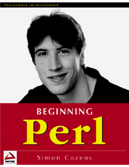 Beginning Perl